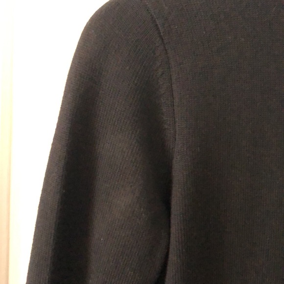 PER SE by CARLISLE • Genuine Suede Leather & Knit Car Coat / Long Jacket - Picture 12 of 16